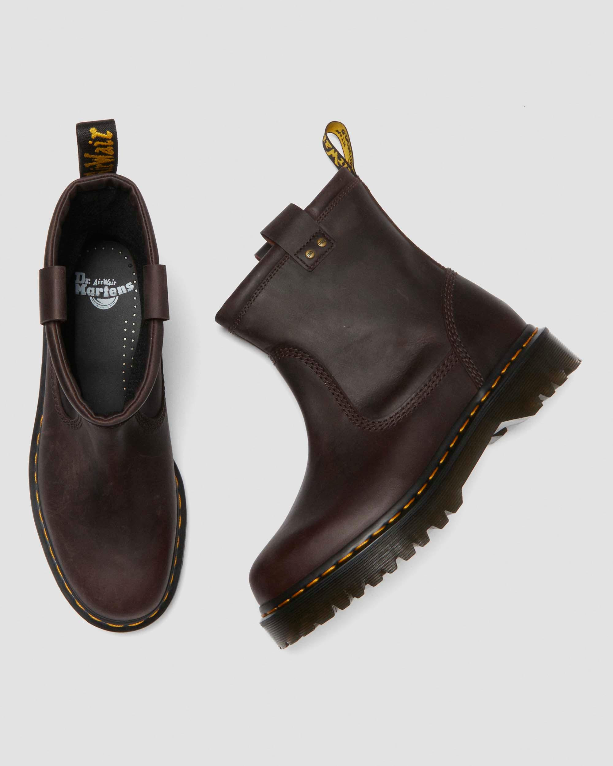 Anistone Lo Leather Biker Boots - 10