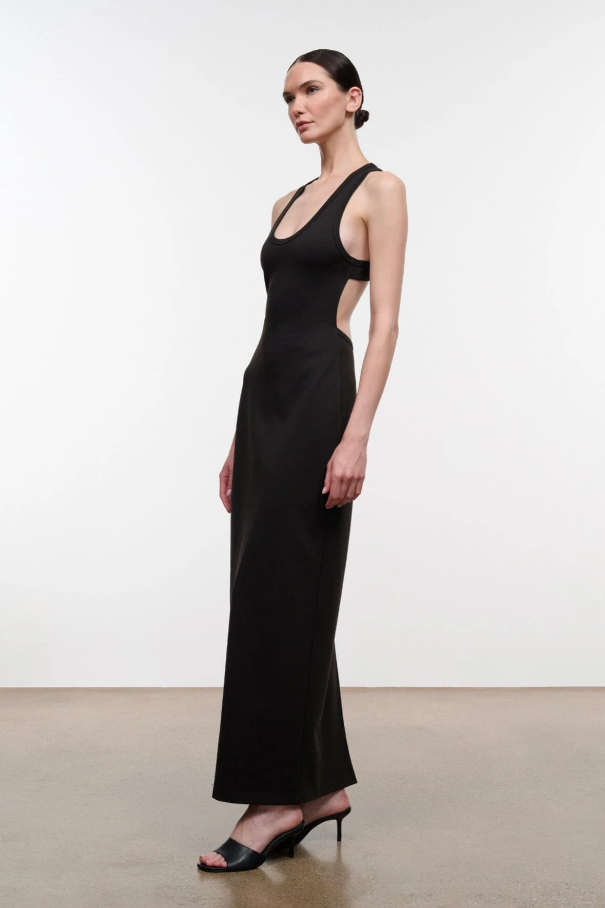 STAUD NYRA DRESS EARTH - 1