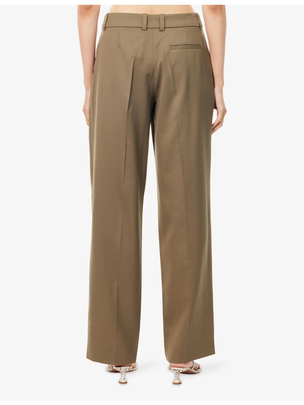 Daytona Pleated Wool Trousers - 4