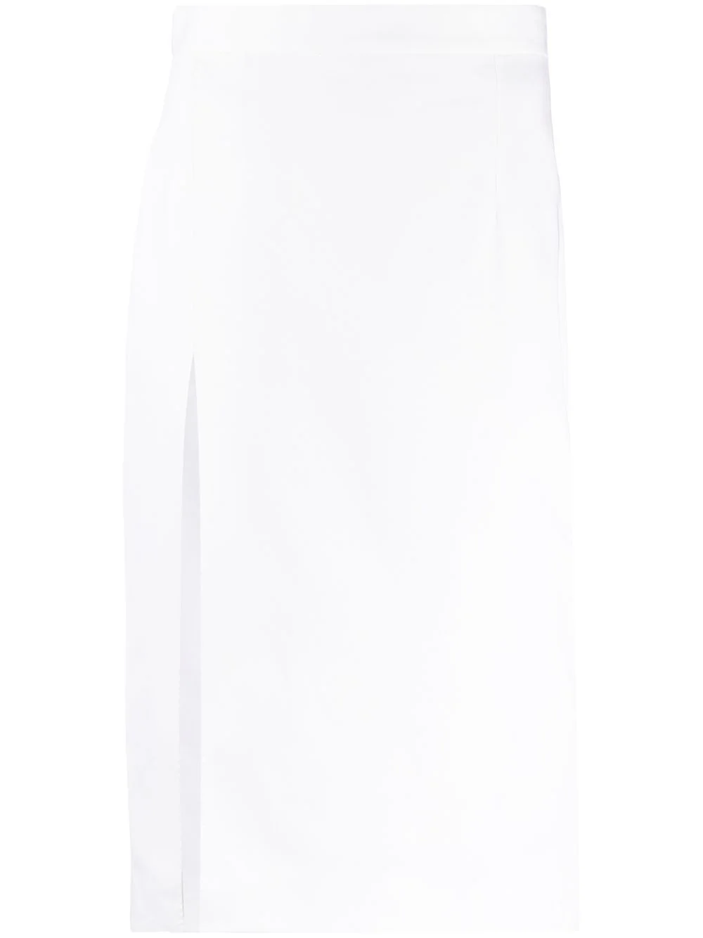 slit-detail high-waisted skirt - 1