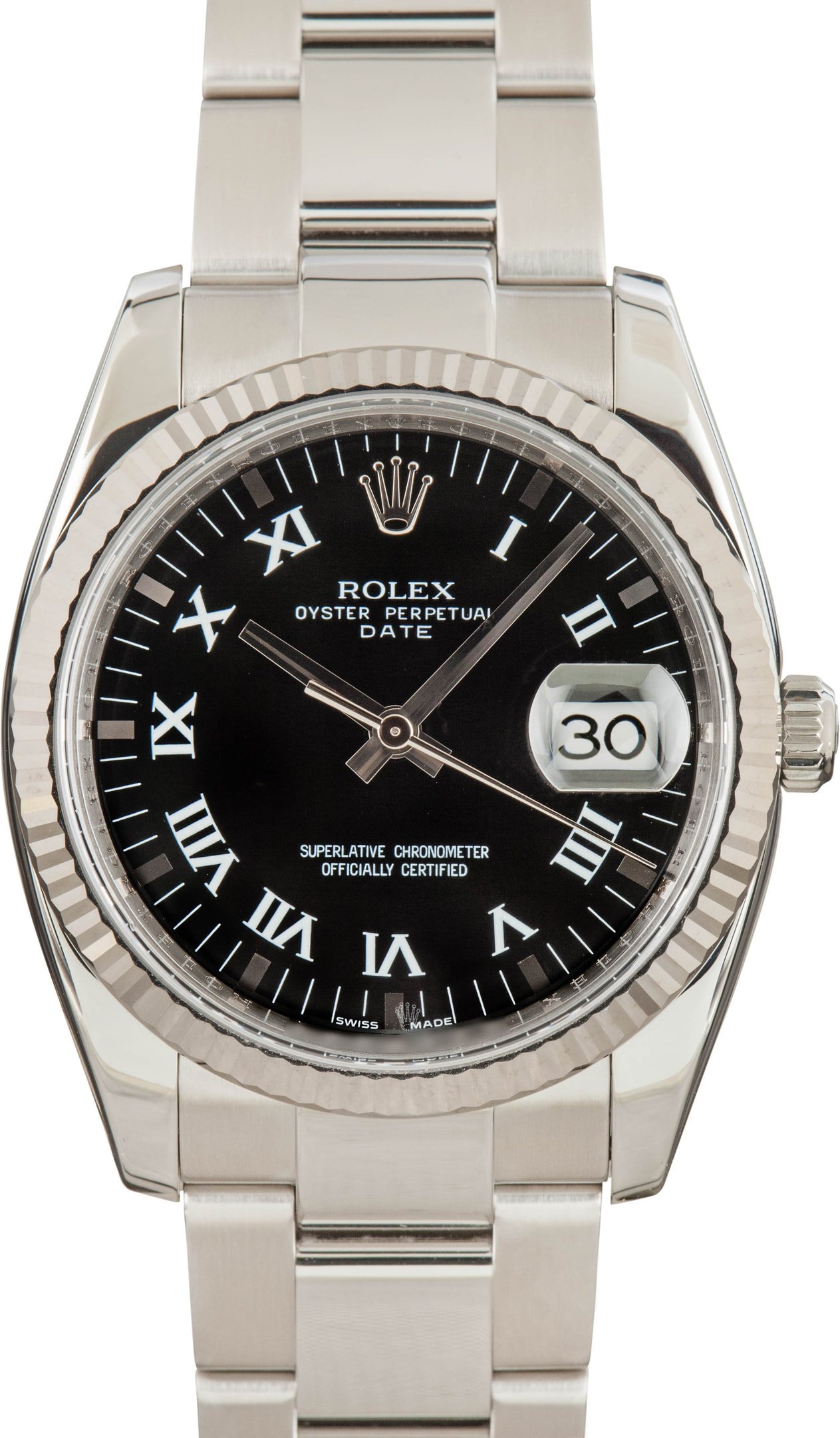 Rolex Date 115234 Black Dial - 1