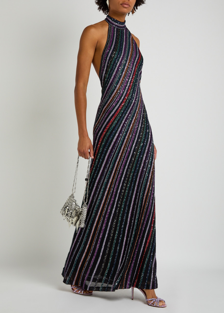 Missoni Striped Fine-knit Gown - 4