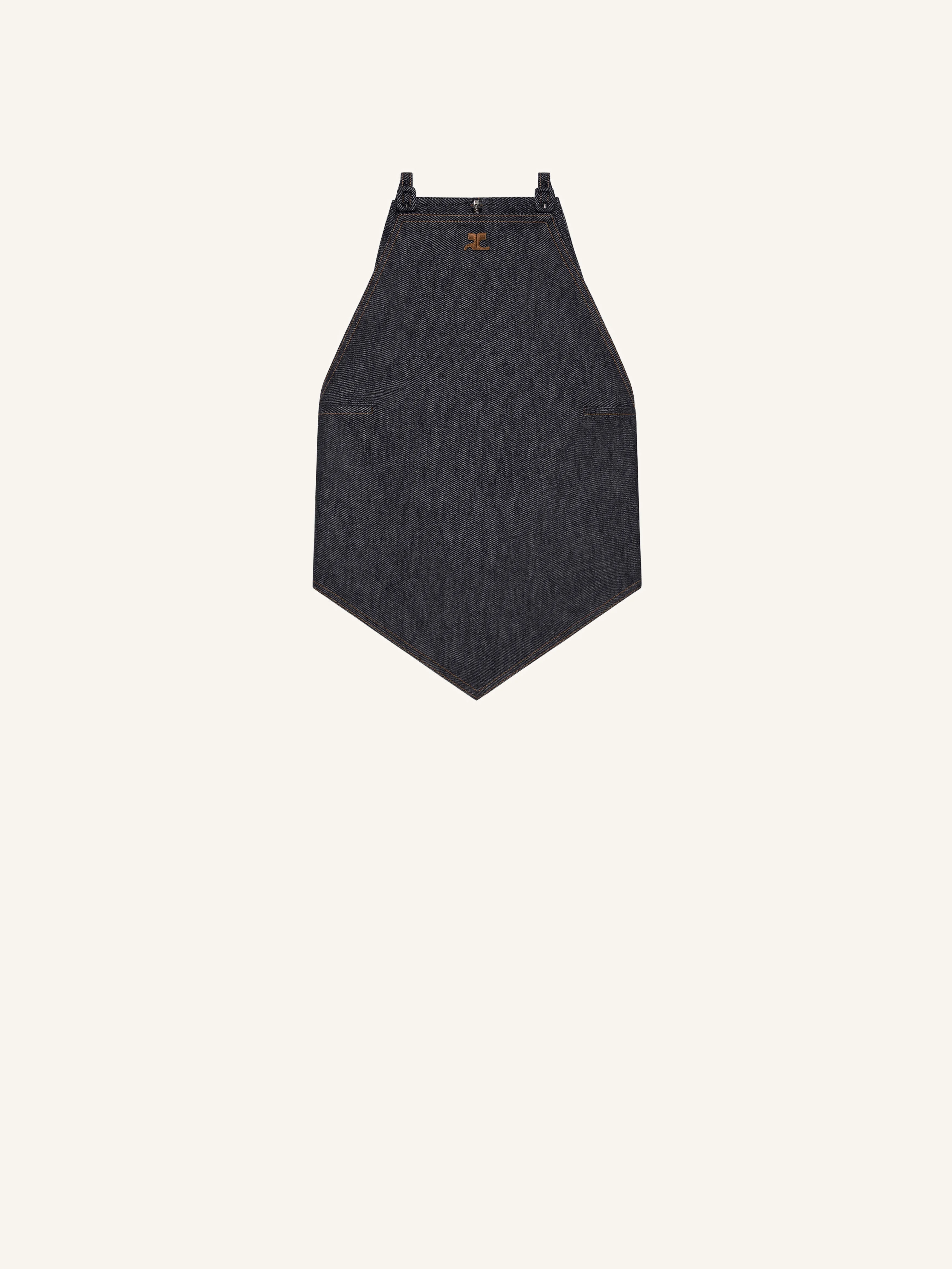 POINTY DENIM TANK TOP - 1