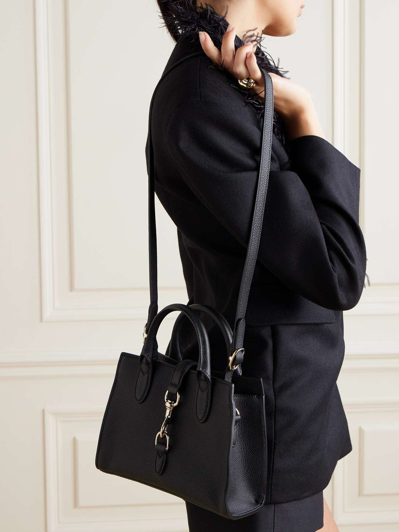 Jackie textured-leather tote 6