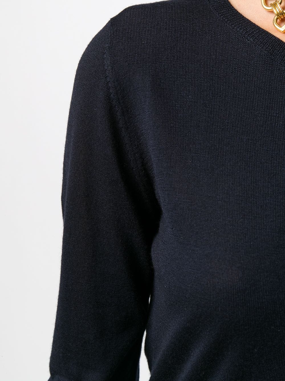 crew-neck wool jumper - 5