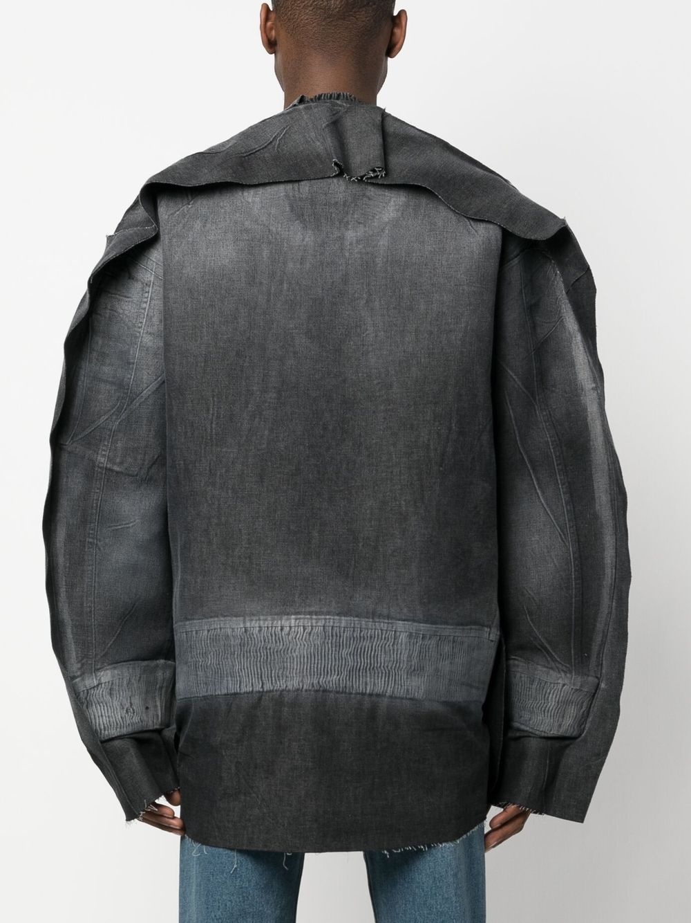 oversized denim jacket - 4