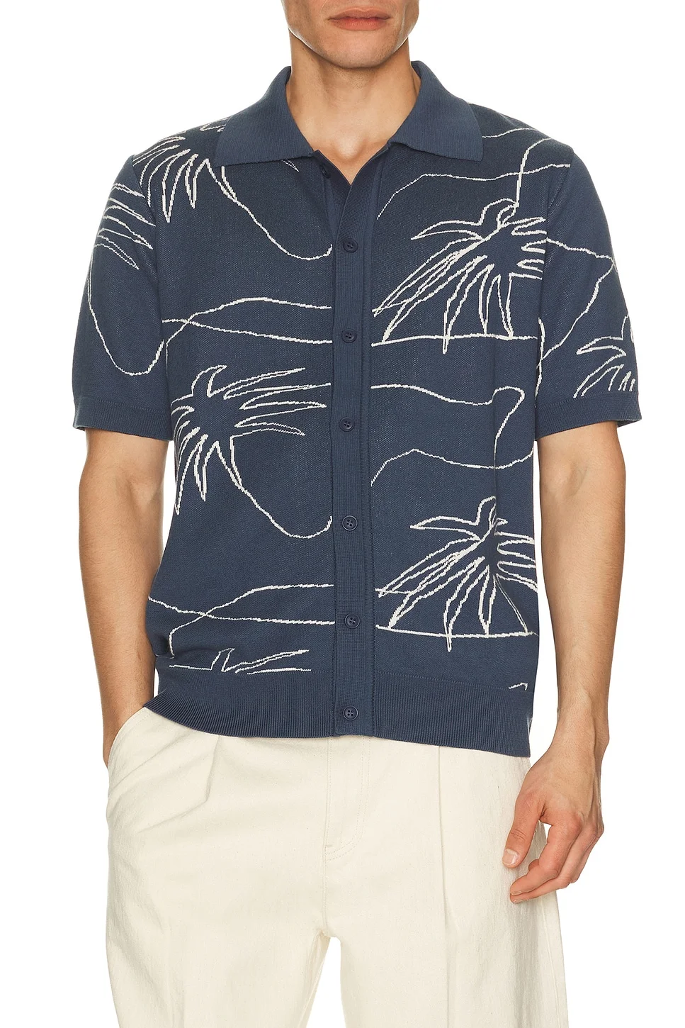 Palms Knitted Shirt - 1