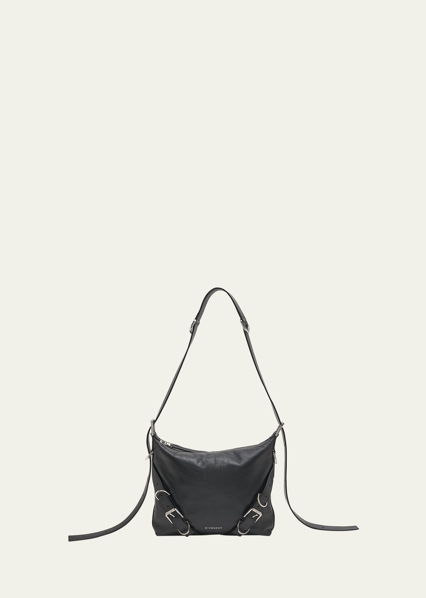 Givenchy Men's Voyou Leather Crossbody Bag | bergdorfgoodman