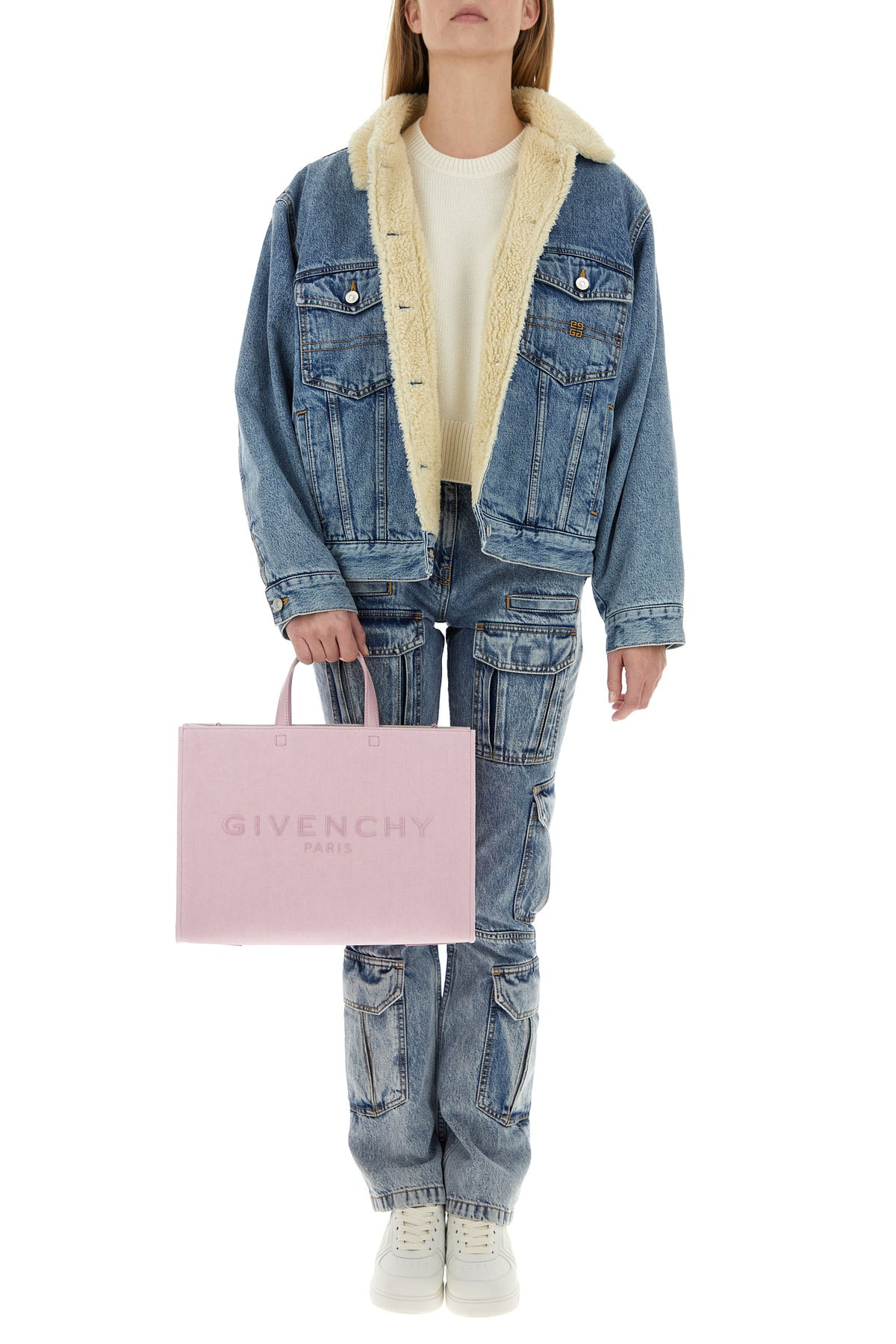 Denim cargo jeans - 6