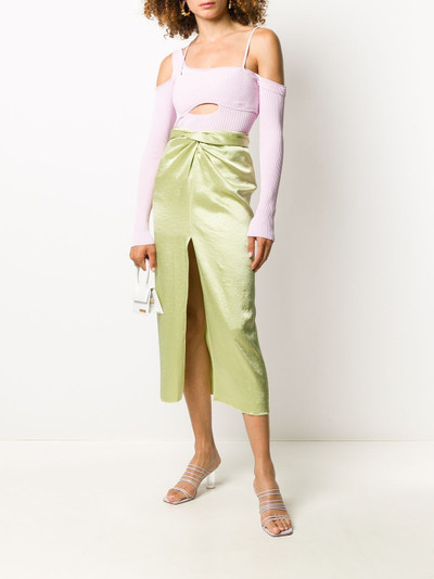 JACQUEMUS one-shoulder cut-out top outlook