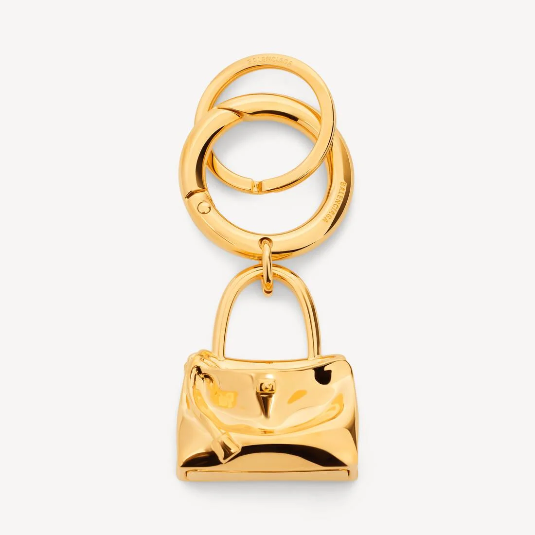 Carousel Rodeo Keychain in Shiny Gold - 1
