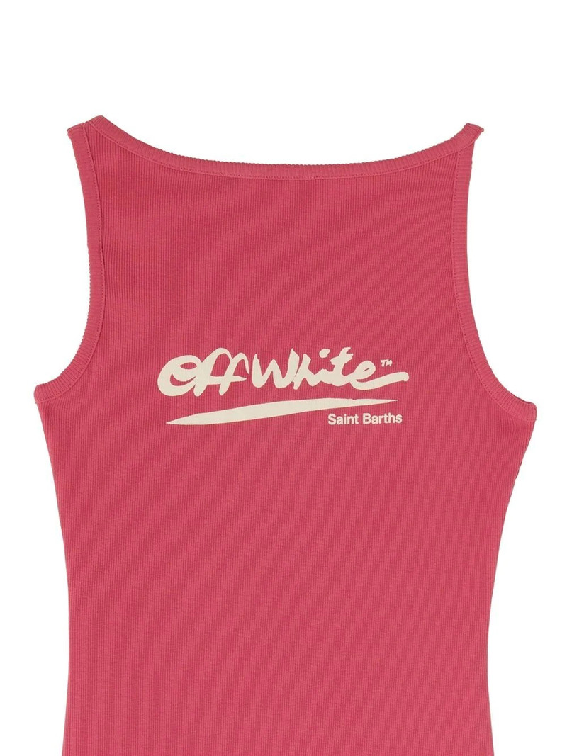 Off-White Off fitted tank dress outlook