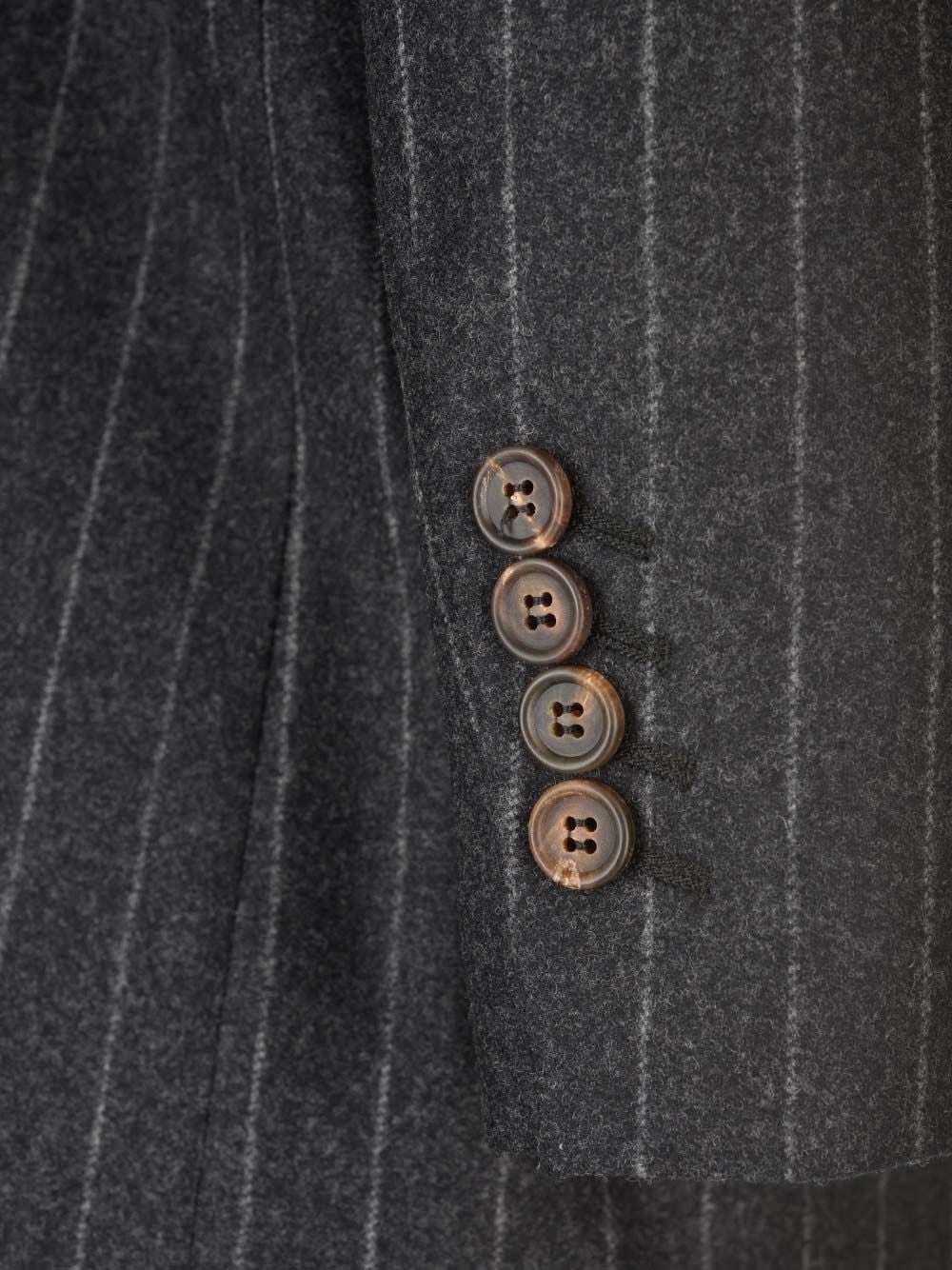 Pinstripe Blazer Jackets Grey - 5