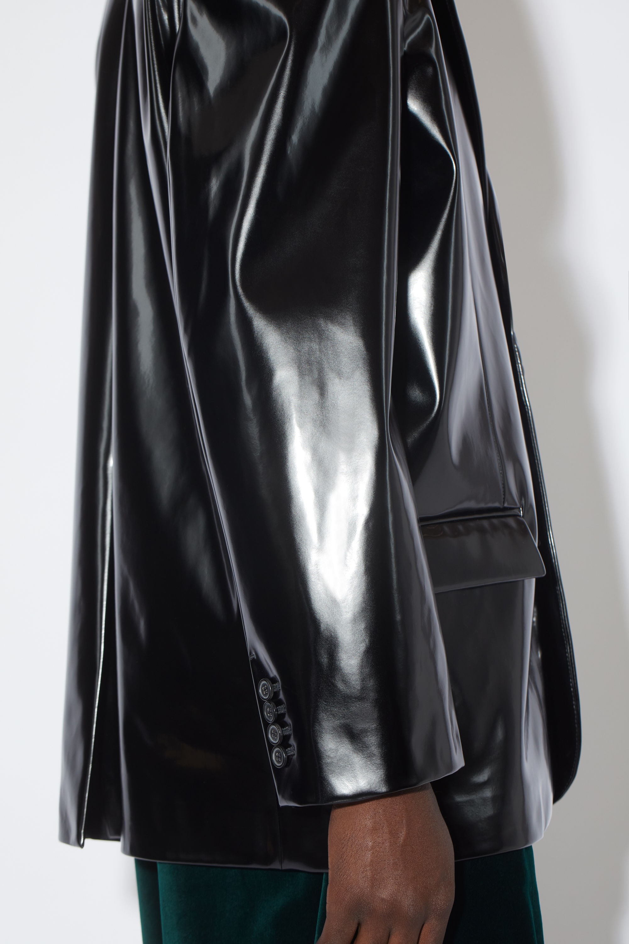 Single-breasted suit jacket - Black - 5
