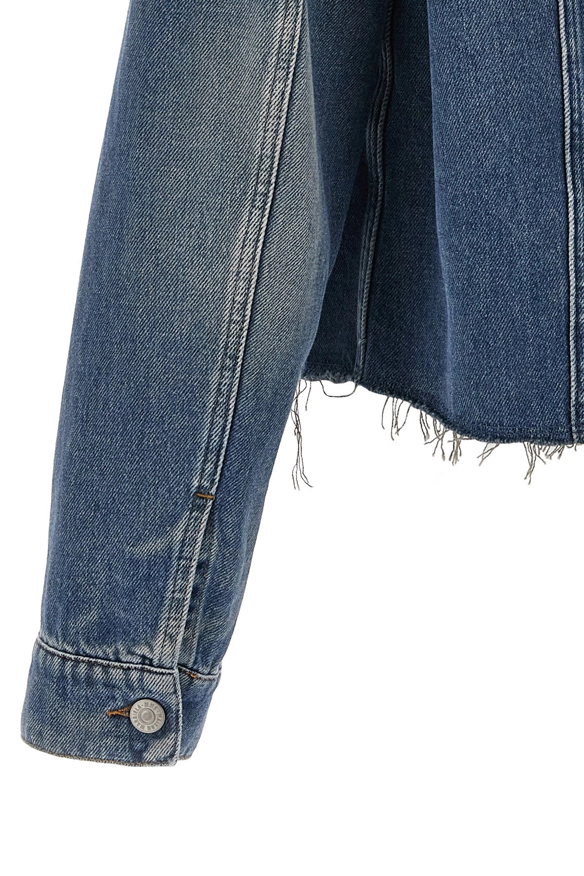 Raw cut denim jacket - 5