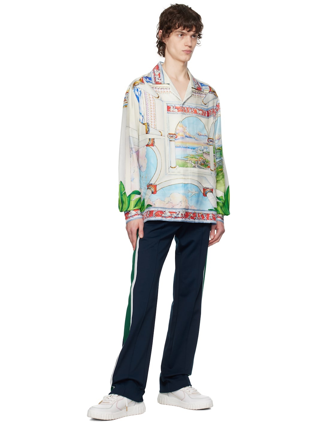 Multicolor 'Le Passage' Silk Shirt - 4