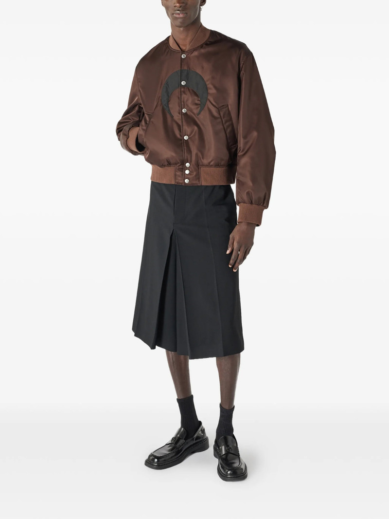 Marine Serre Moon-print Buttoned Bomber Jacket 4