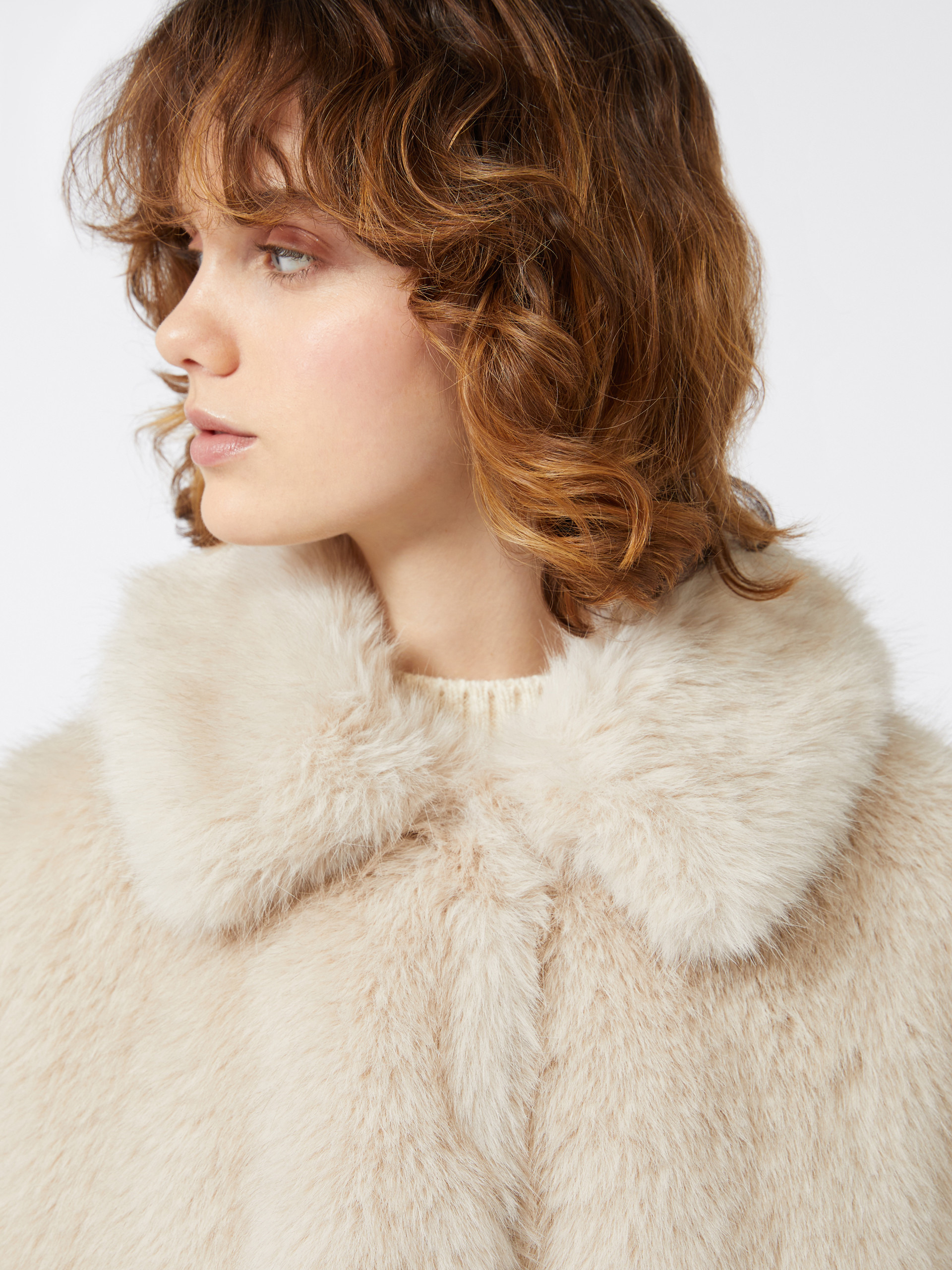 BRENTA1234 Soft-feel cropped jacket - 6