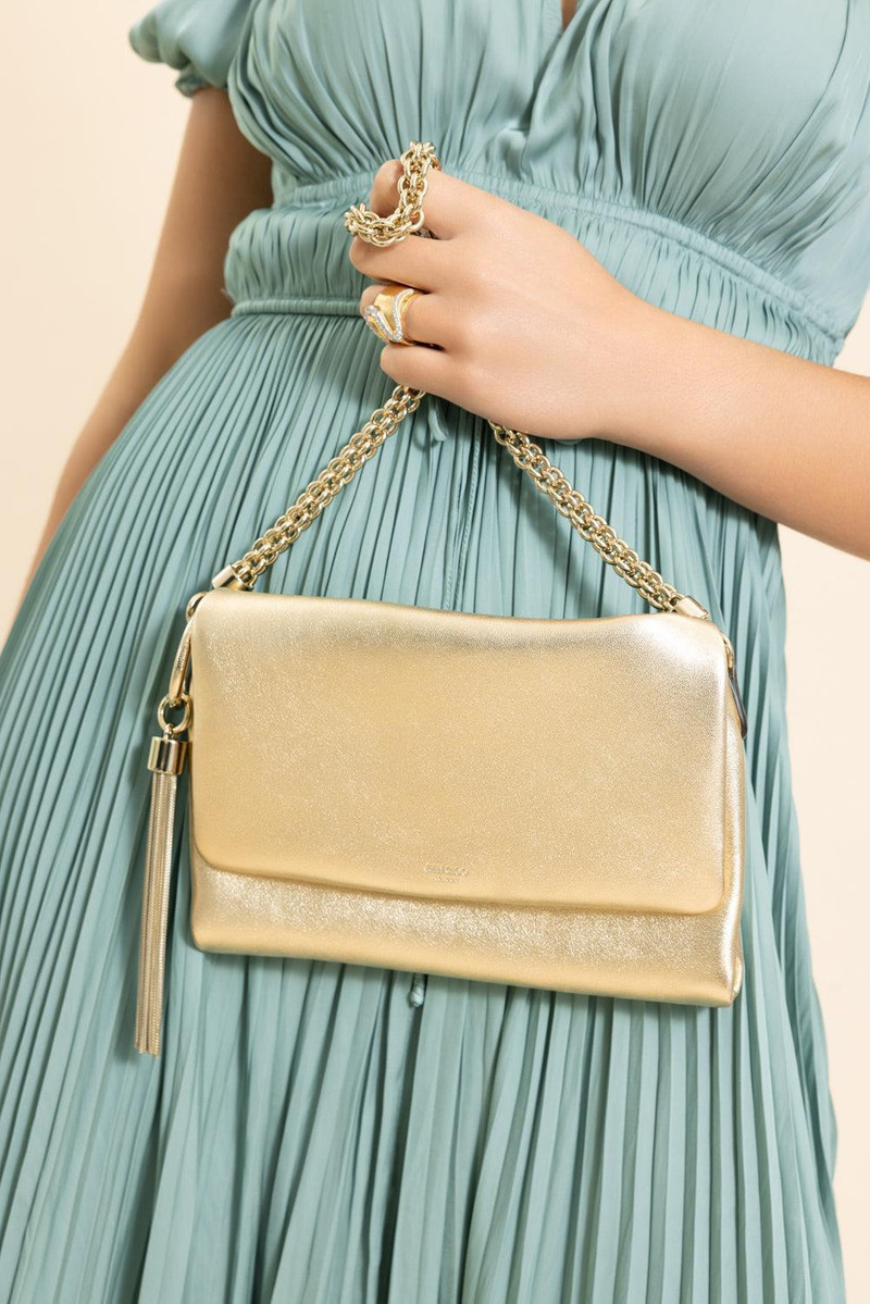 JIMMY CHOO Callie Flap Shoulder Bag outlook