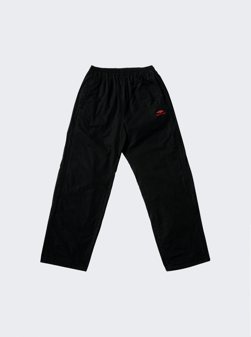 embroidered-logo wide track pants - 1