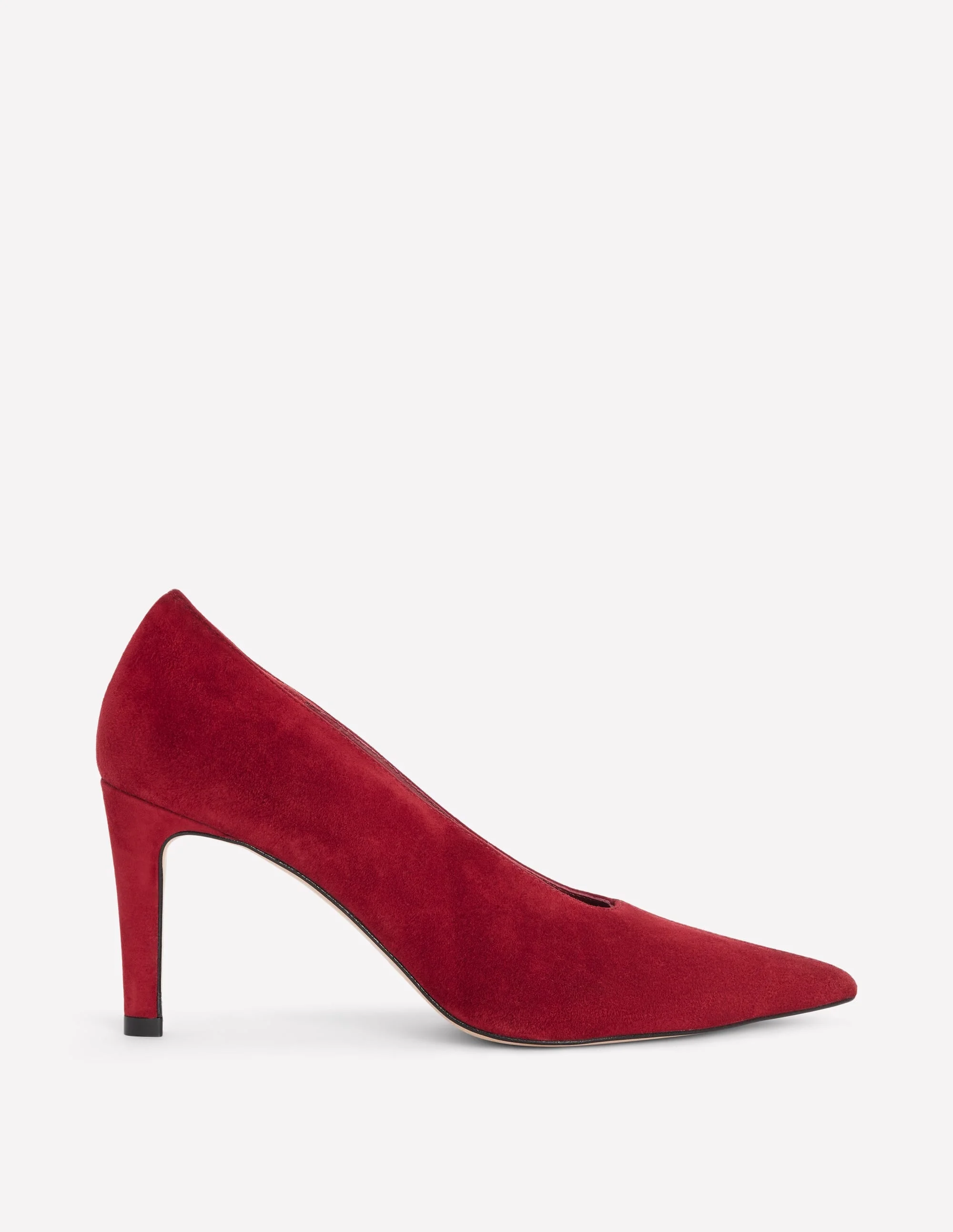 Pointed Court Shoes-Oxblood - 1