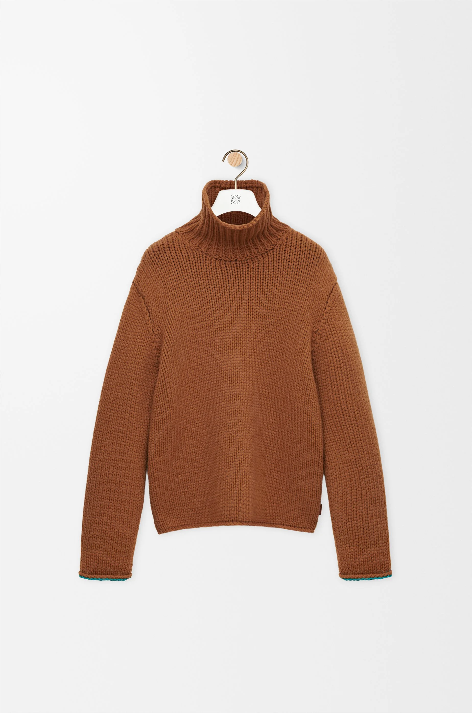 Turtleneck sweater in wool - 1
