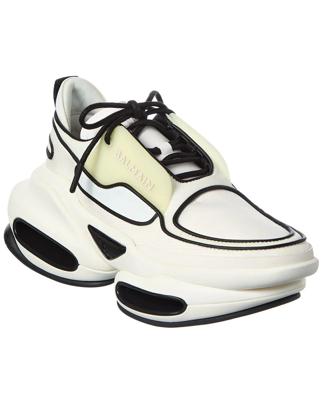 Balmain Bold Low Top Leather Sneaker - 1