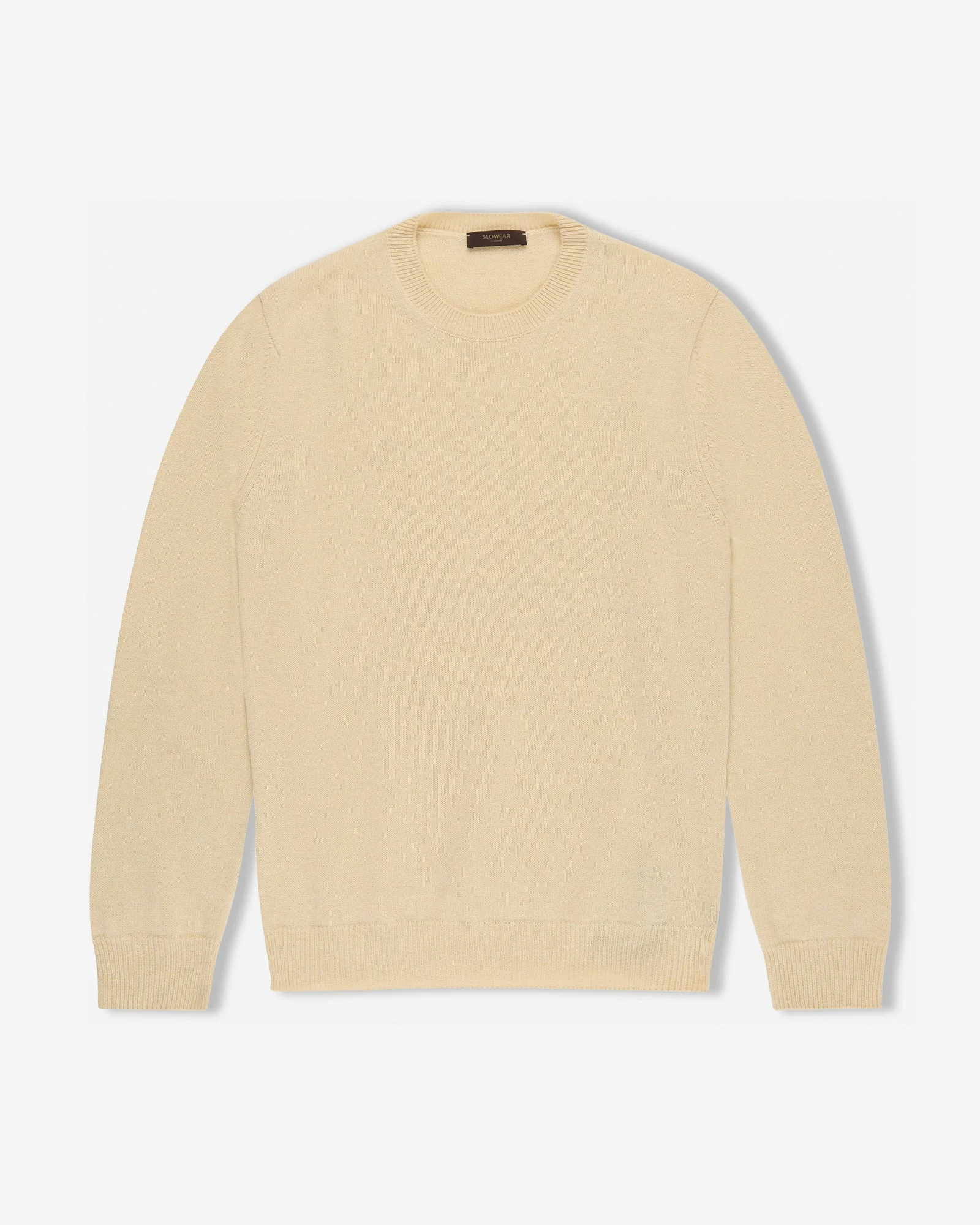 Slim fit wool round neck jumper - 1