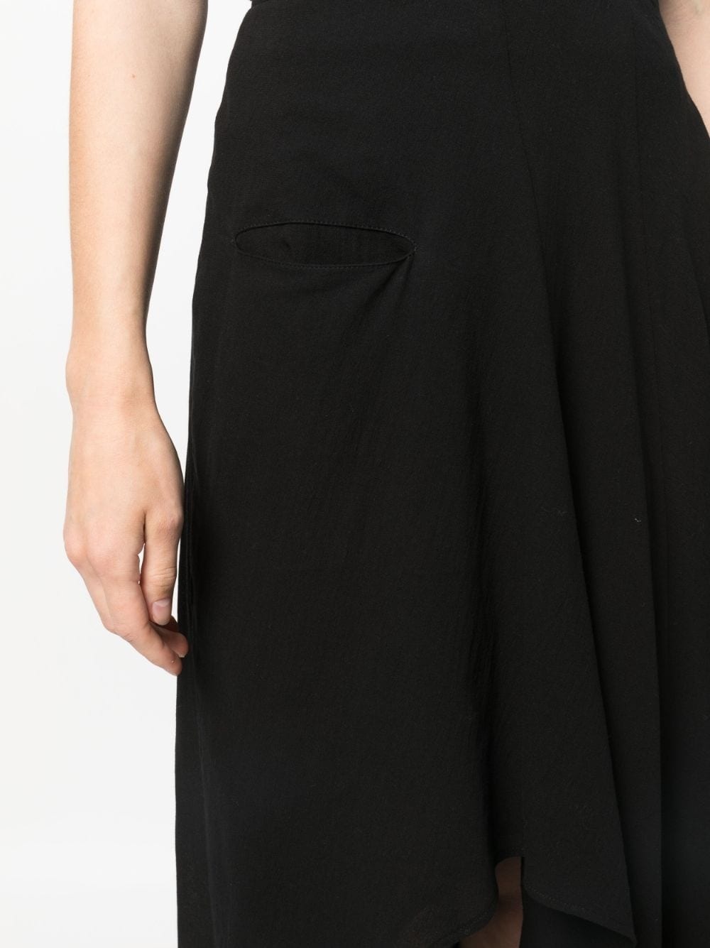 asymmetric midi skirt - 5