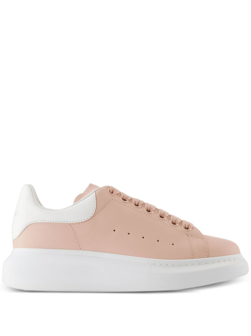 leather lace-up sneakers 1