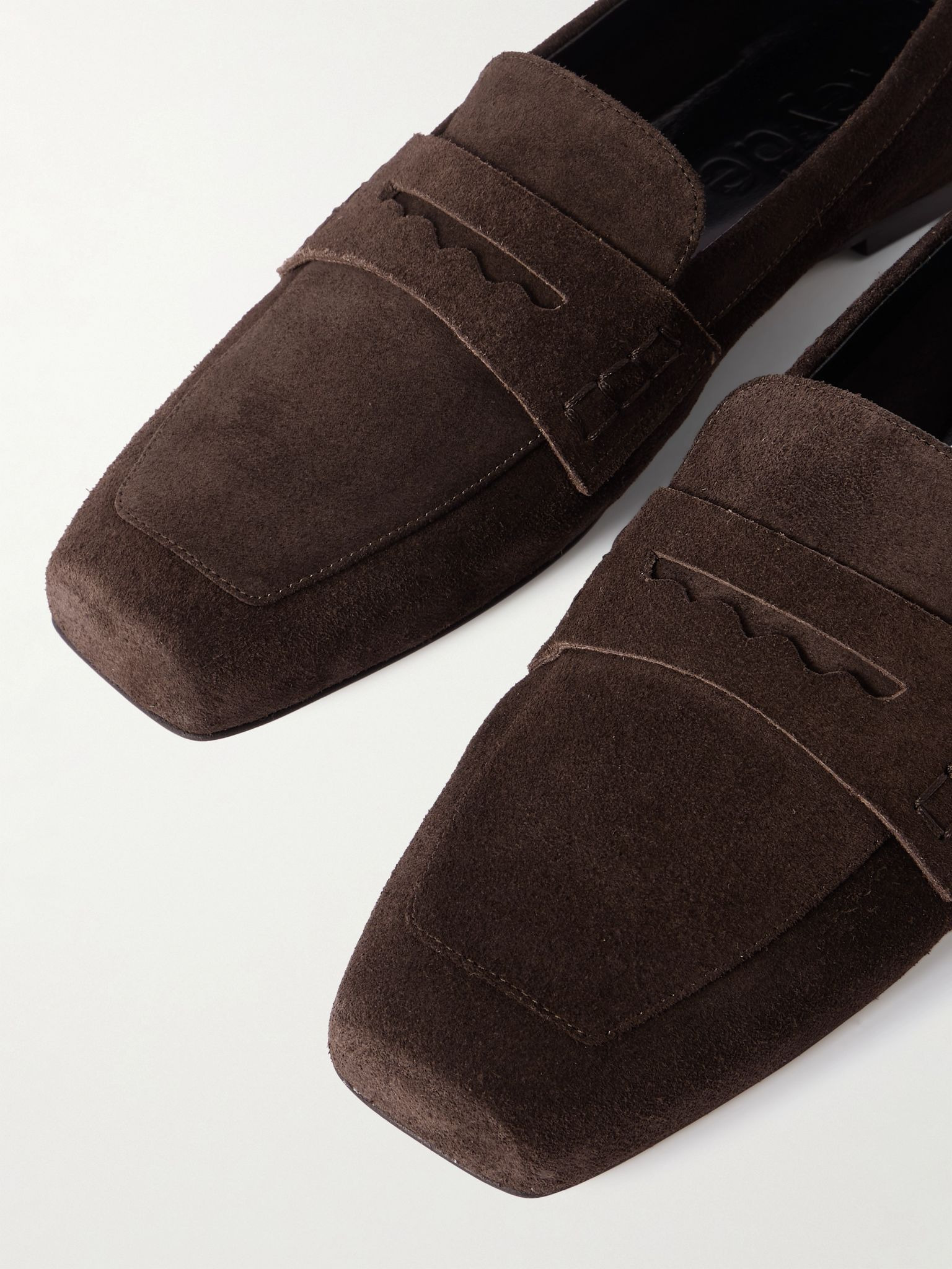 Lana suede loafers Dark brown - 4