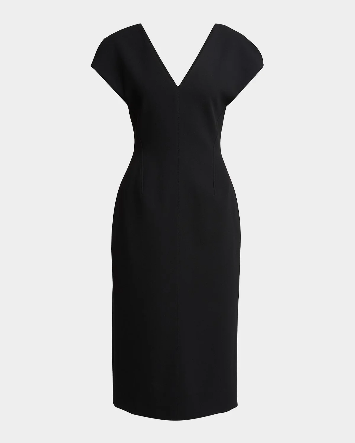 Wool Sable Midi Dress - 1