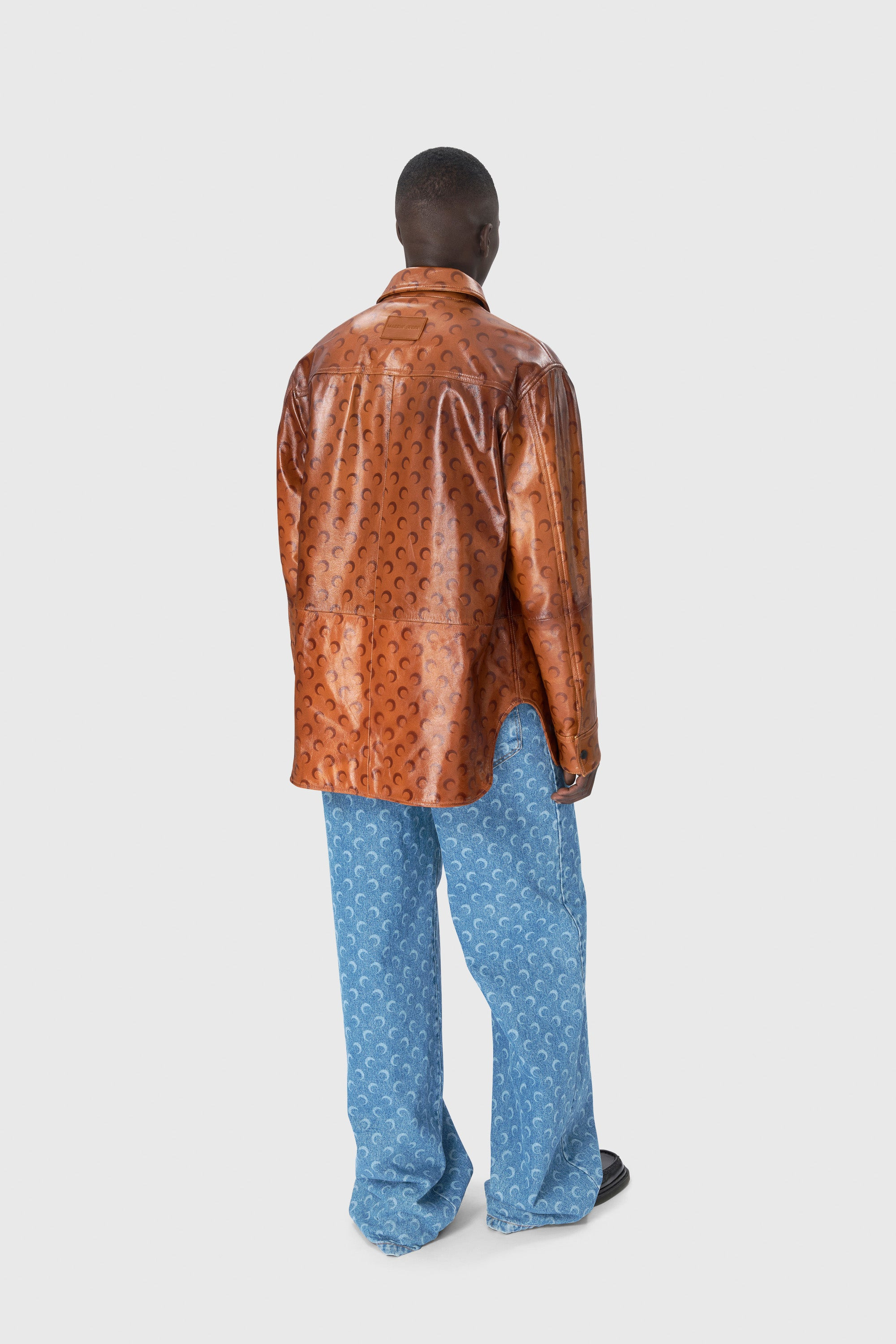 Moon Laser Denim Straight Jeans - 4