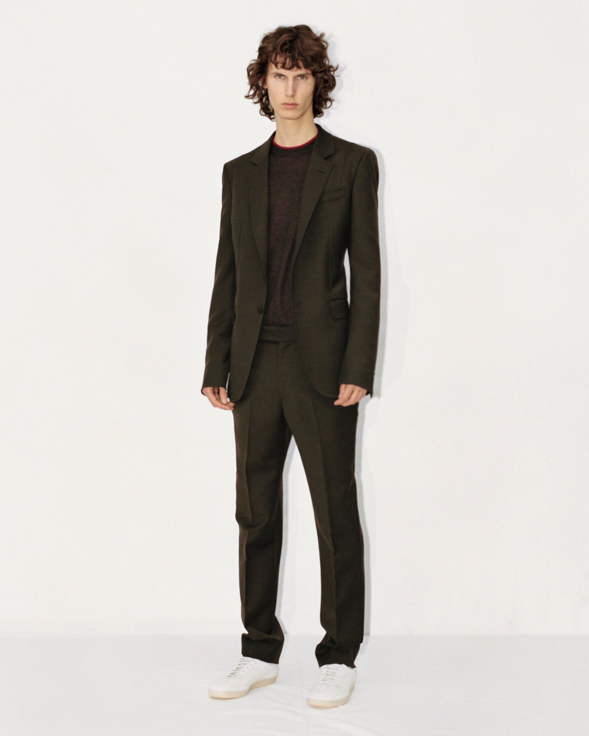 Sebastian Pant in Chocolate Sportswear Wool - 2