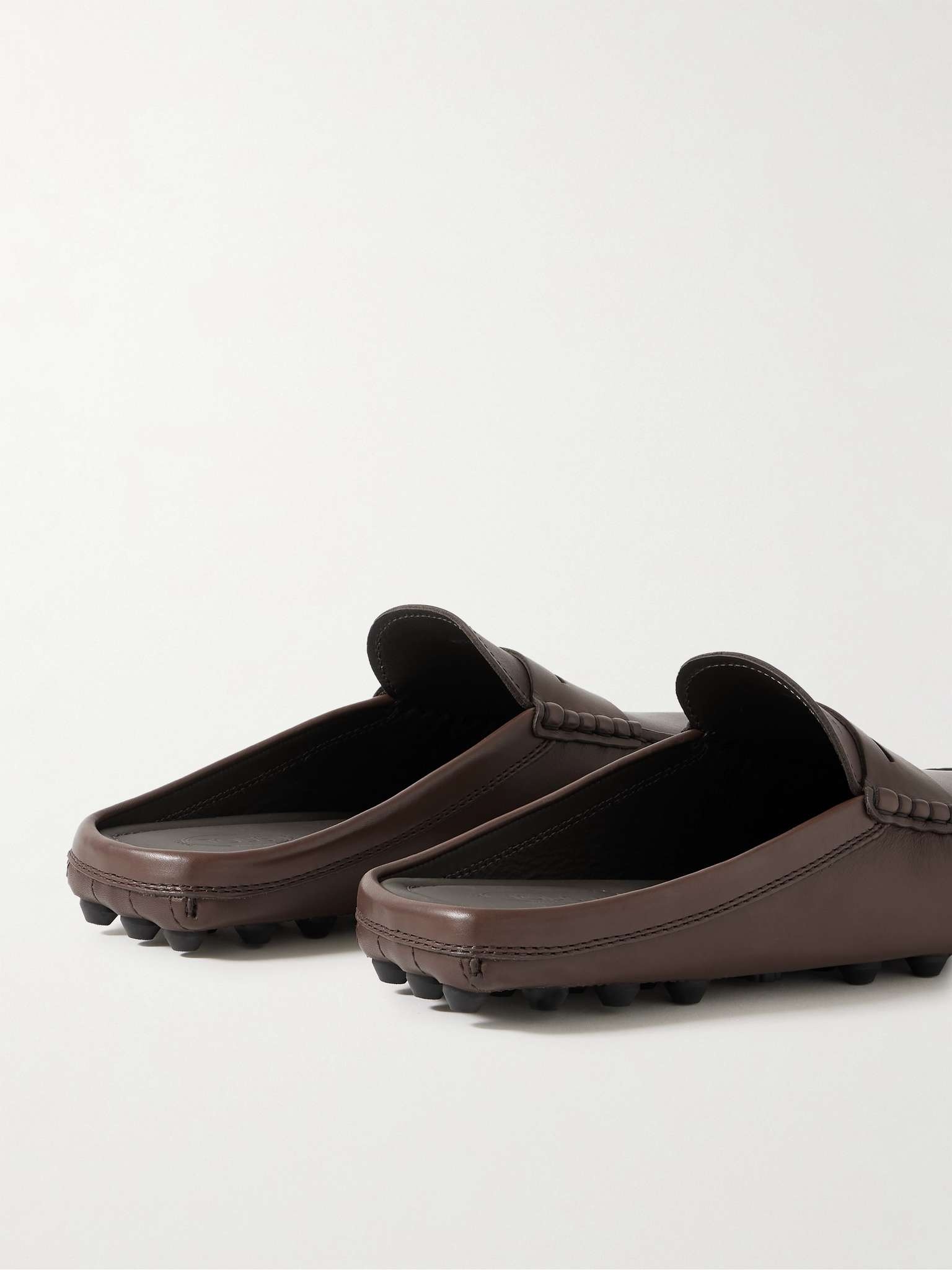 Gommino Bubble Leather Mules - 5