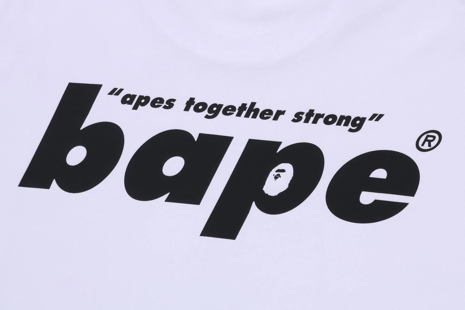 BAPE Shark Seijin Ape Head Relaxed Fit Tee 'White' - 4