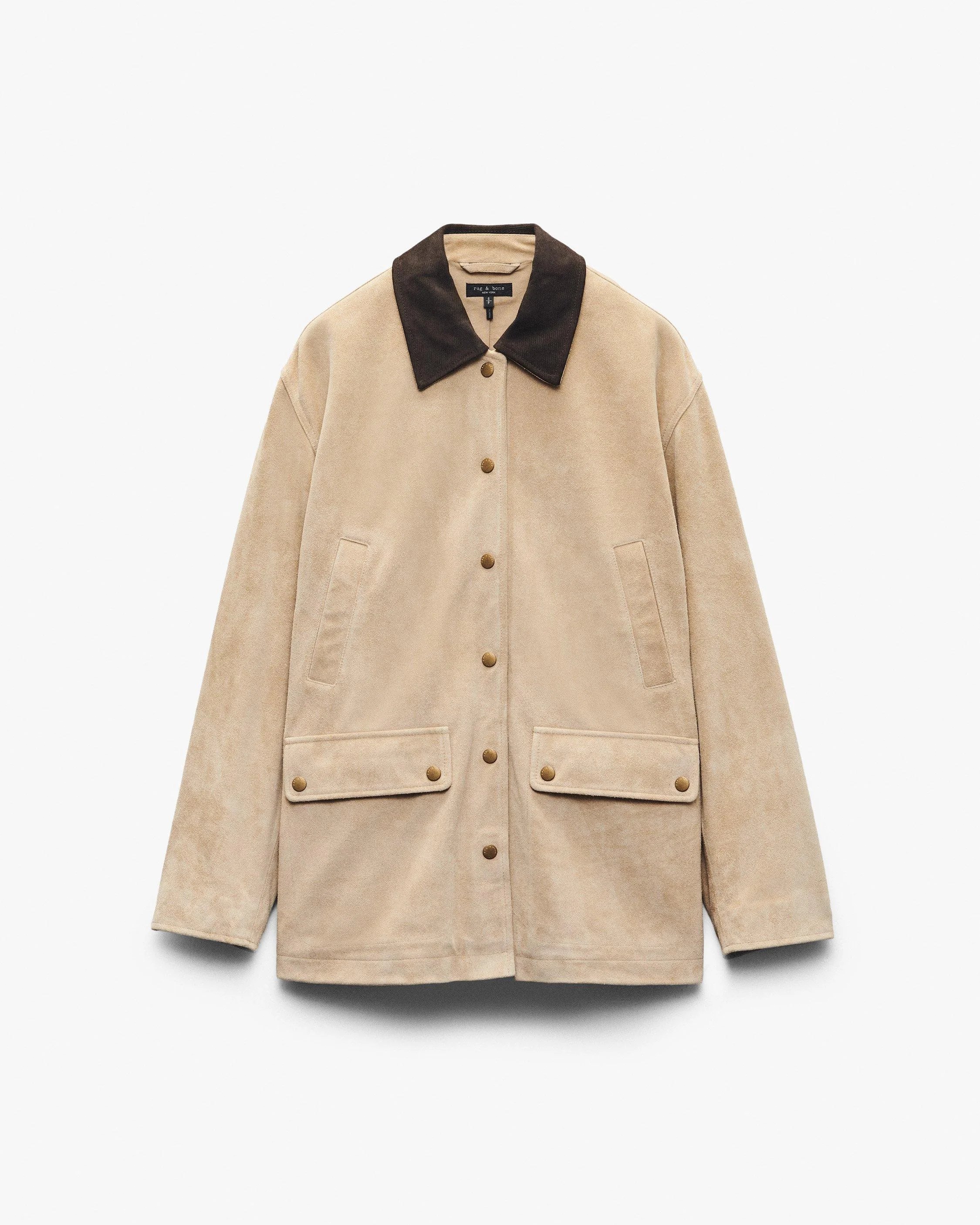 Cassidy Calf Suede Jacket - 1