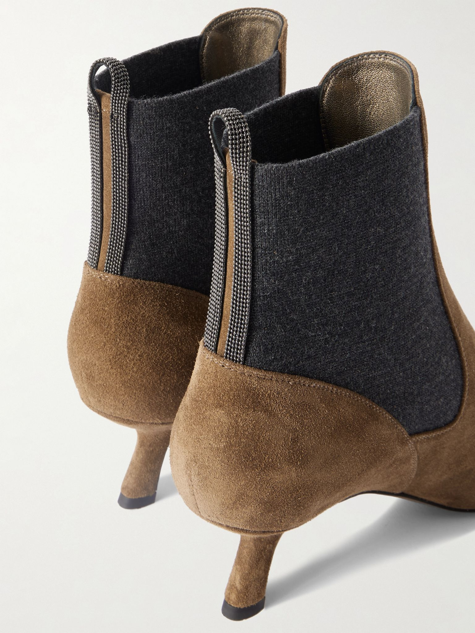 Suede Chelsea boots Brown - 4