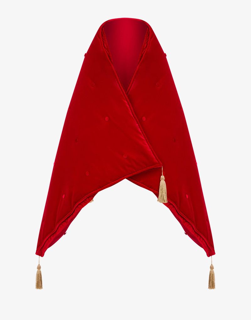 BAROQUE DÉCOR VELVET CAPE 1