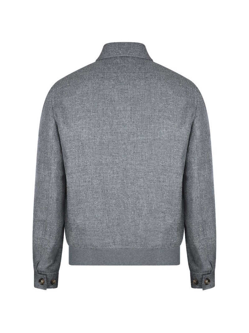 Brunello Cucinelli buttoned shirt jacket outlook