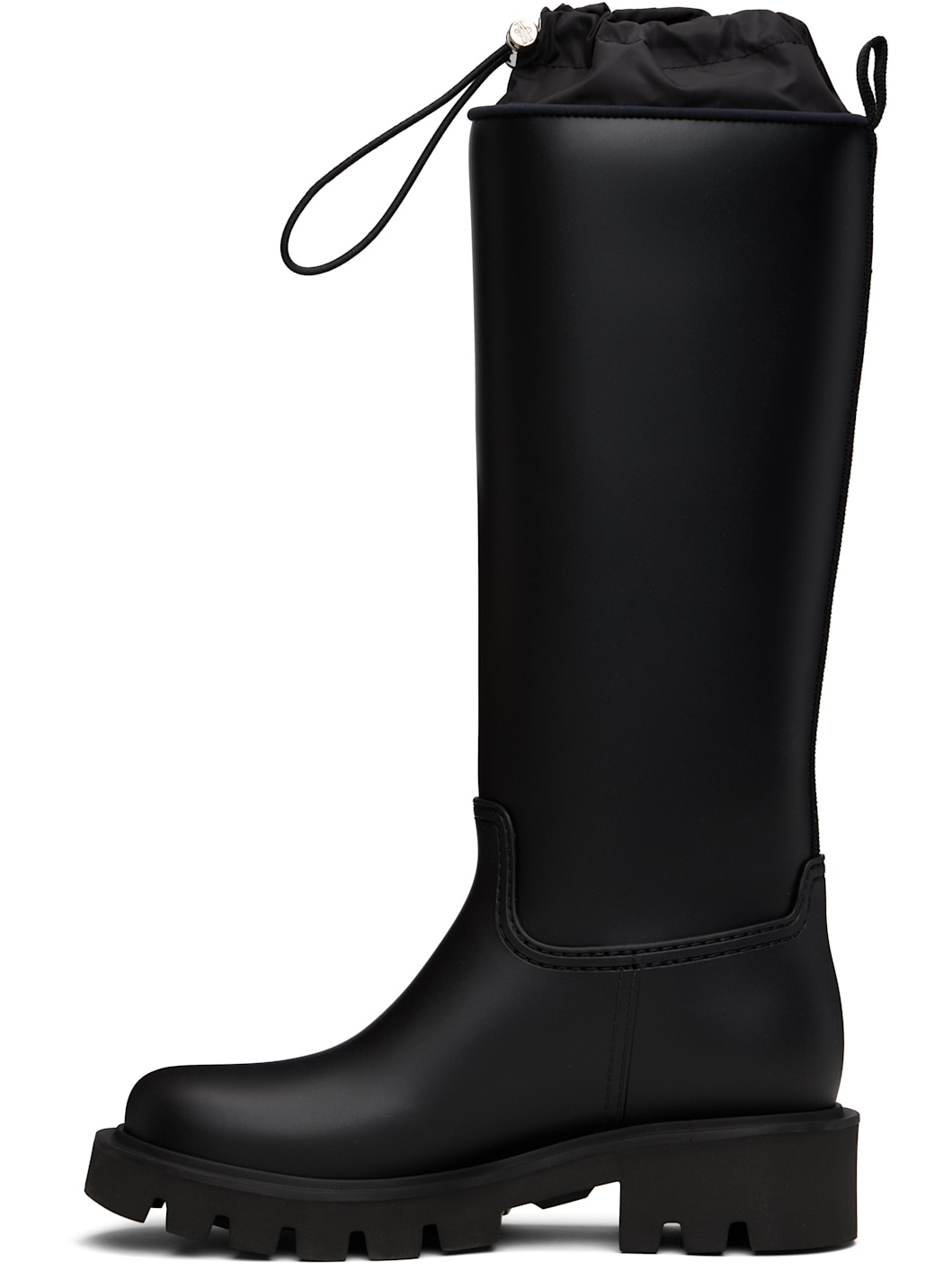Black Kickstream High Rain Tall Boots - 3