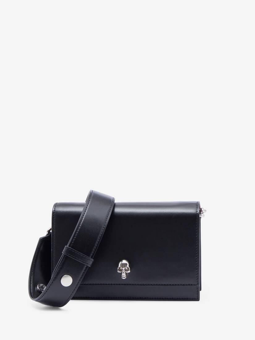 Women's Small Skull Bag in Black - 1