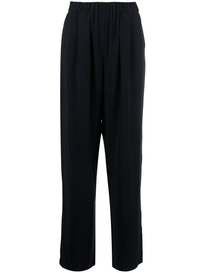pleat-detail high-waist trousers 1