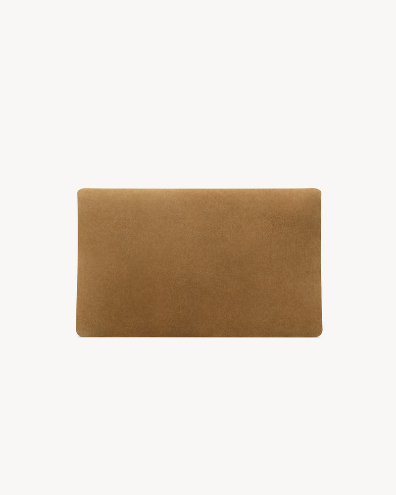 SAINT LAURENT CASSANDRE LARGE ENVELOPE POUCH IN SUEDE outlook