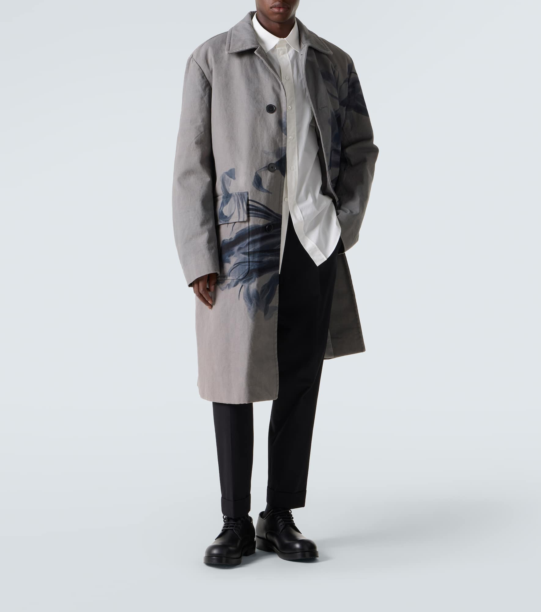 Randale floral cotton trench coat - 2