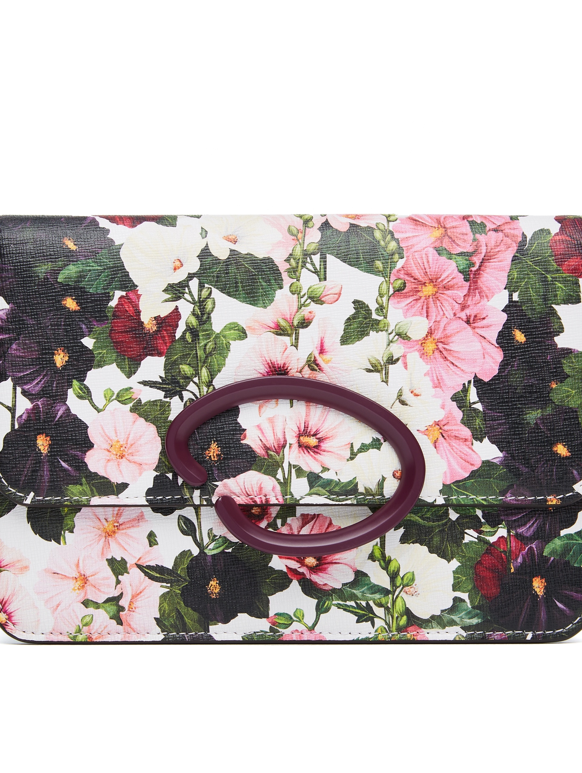 HOLLYHOCKS PRINTED O POCHETTE - 5
