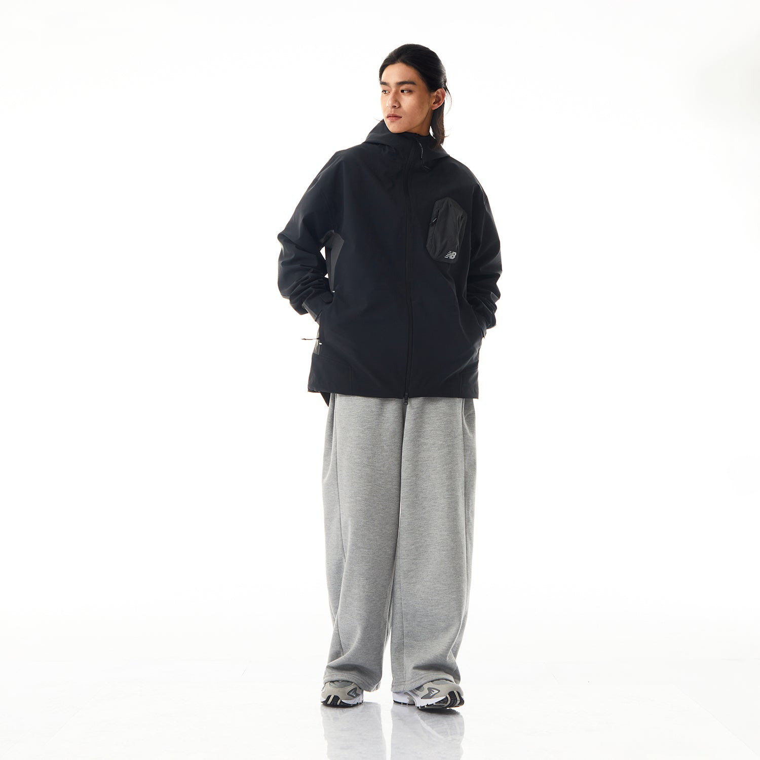 New Balance x LiangDong Pocket Jacket 'Black' NAE17121-BK - 3