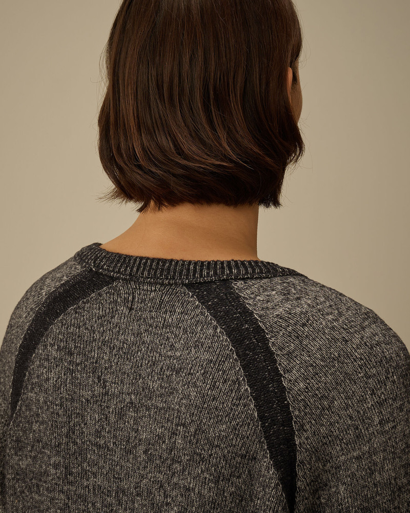 Fleece Knit Crewneck Sweater 6