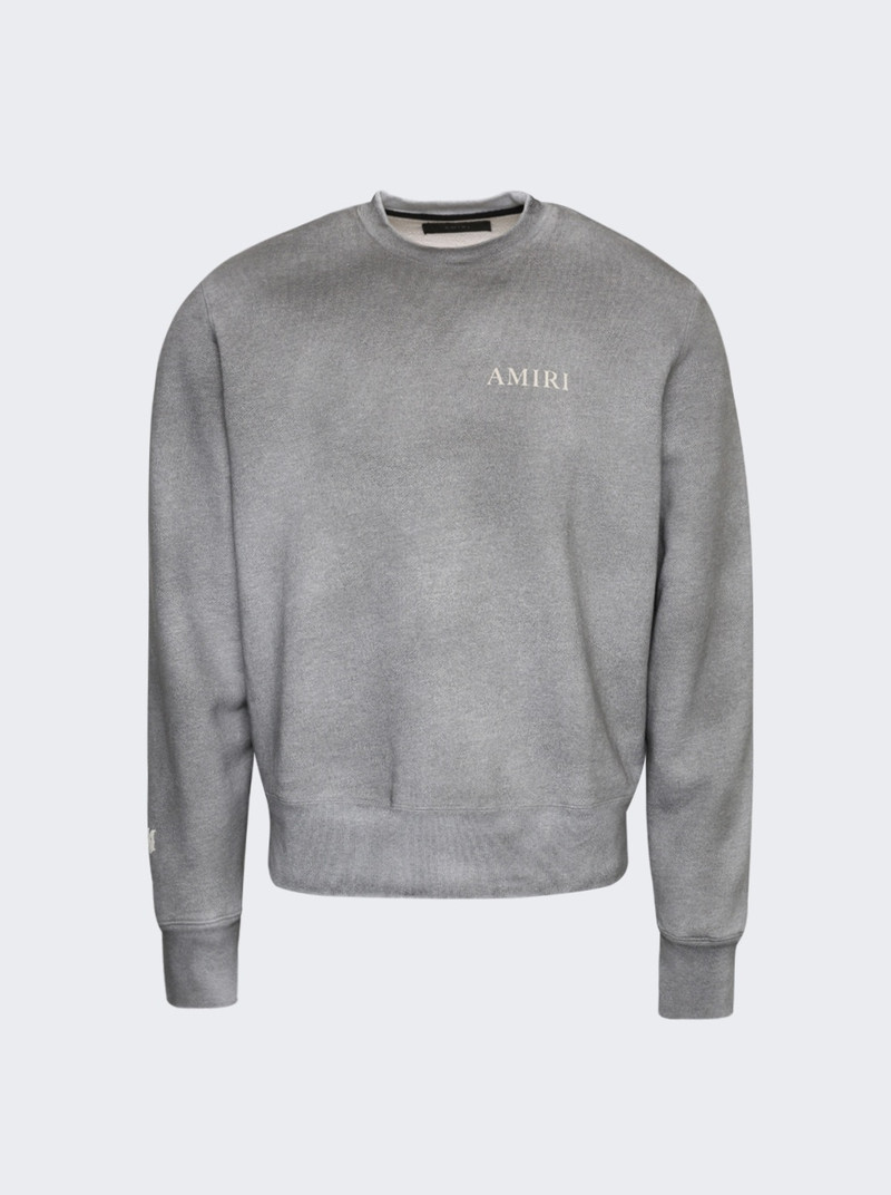 Aged Puff Logo Crewneck Grey 1