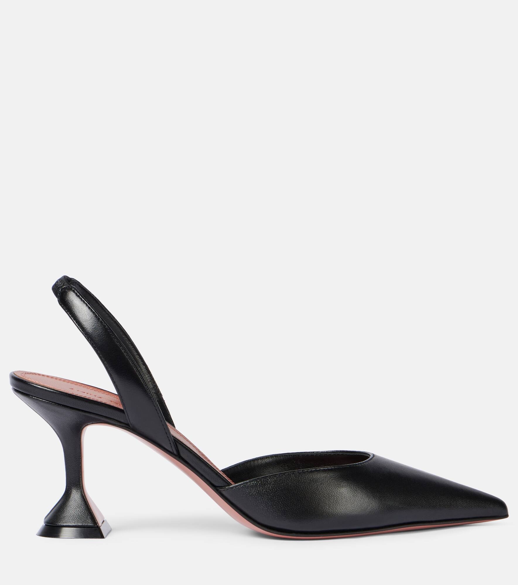 Holli 70 leather slingback pumps - 4